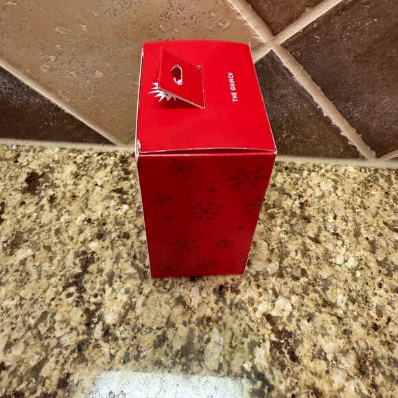 New Hallmark Dr. Seuss How the Grinch Stole Christmas in Santa Hat Ornament - Picture 5 of 7